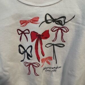 Abercrombie Kids Bow Sweatshirt Brand New with Tags